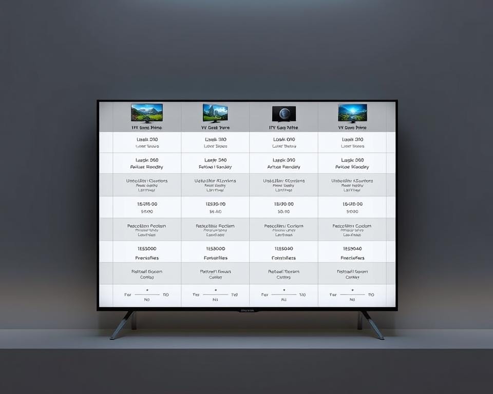 A high-quality, meticulously detailed comparison of leading IPTV service providers, showcased in a clean, minimalist layout. The image features a sleek grid-based design, with crisp product shots, side-by-side feature comparisons, and concise, informative data visualizations. Muted, sophisticated color palette with a touch of elegance. Subtle ambient lighting creates a professional, authoritative tone. High-resolution, photo-realistic rendering with seamless textures and materials. The overall composition conveys a sense of informed, data-driven decision-making for the target audience. A high-quality, meticulously detailed comparison of leading IPTV service providers, showcased in a clean, minimalist layout. The image features a sleek grid-based design, with crisp product shots, side-by-side feature comparisons, and concise, informative data visualizations. Muted, sophisticated color palette with a touch of elegance. Subtle ambient lighting creates a professional, authoritative tone. High-resolution, photo-realistic rendering with seamless textures and materials. The overall composition conveys a sense of informed, data-driven decision-making for the target audience.