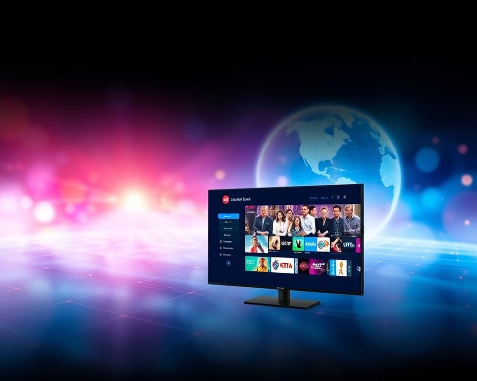 A vibrant and visually striking image showcasing the premium quality of IPTV service. In the foreground, a sleek and modern user interface with crisp, high-definition video playback and intuitive controls, highlighting the seamless user experience. In the middle ground, a representation of the robust network infrastructure and content delivery, with smooth streaming and low latency. In the background, a hazy and ethereal representation of the global reach and accessibility of the IPTV service, conveying a sense of boundless connectivity. The overall mood is one of sophistication, reliability, and cutting-edge technology, reflecting the exceptional quality of the IPTV offering. A vibrant and visually striking image showcasing the premium quality of IPTV service. In the foreground, a sleek and modern user interface with crisp, high-definition video playback and intuitive controls, highlighting the seamless user experience. In the middle ground, a representation of the robust network infrastructure and content delivery, with smooth streaming and low latency. In the background, a hazy and ethereal representation of the global reach and accessibility of the IPTV service, conveying a sense of boundless connectivity. The overall mood is one of sophistication, reliability, and cutting-edge technology, reflecting the exceptional quality of the IPTV offering.